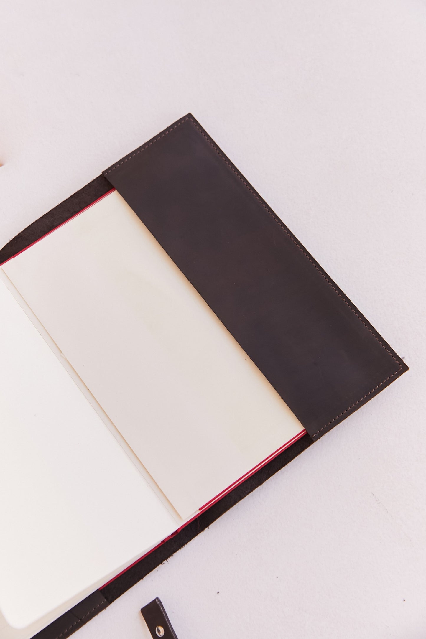 Refillable Handmade Brown Leather Wrap Journal – Premium Leather Journal Cover